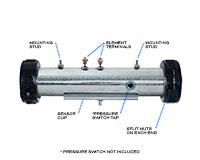 Jacuzzi 2000-682 Heater, 1.0KW