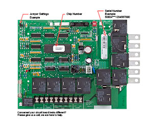 Balboa 50804 Circuit Board STDDIGR1(x)