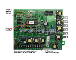 Balboa 50859 Circuit Board C4000R1(x), Cal Spa ELE09100010