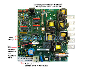 Balboa 50865 Circuit Board C2000R1D thru C2000R1G (ONLY)