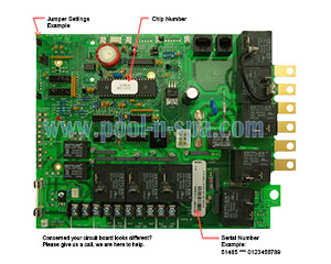 Balboa 51485 Circuit Board D1SR1(x), Dimension One