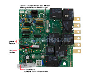 Balboa 51595 Circuit Board L90R2(x), JBJ Spas