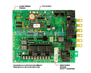 Balboa 52211 Circuit Board R327R1(x), Jacuzzi