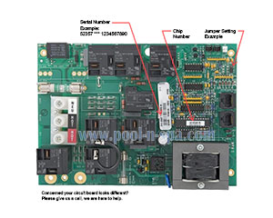 Balboa 52357 Circuit Board 512/4R1(x), Coleman Spas 101-286