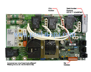 Balboa 52715 Circuit Board 432R1(x), Coleman Spas 103-096