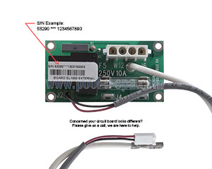 Balboa 53290 Extension Relay Circuit Board