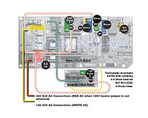 Balboa 53601 Circuit Board VS510SR2(x)