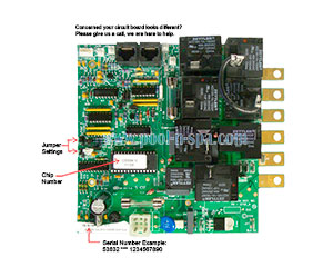 Balboa 53632 Circuit Board CS5300R1(x), Cal Spa ELE09100214