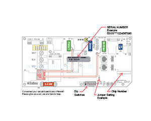 Balboa 53890 Circuit Board VS511SR1(x)