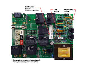 Balboa 54161 Circuit Board VALUER1(x), Jacuzzi