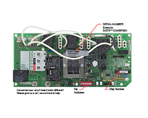 Balboa 54378 Circuit Board VS501SZR1(x)