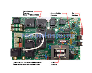 Balboa 54448 Circuit Board ICONM7R1(x), Icon Spas