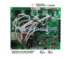 Balboa 55214 Circuit Board EL8000M3R1(x) Alt Replacement