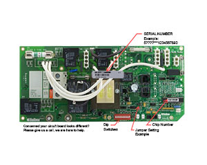 Balboa 55140 Circuit Board VS500TM2R2(x) Alt Replacement, Master Spas