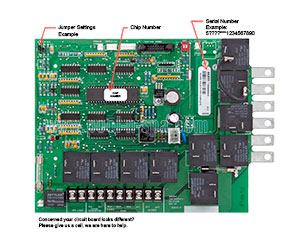 Balboa D24R1(x) Circuit Board Alt Replacement