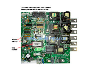 Cal Spa ELE09100235 Circuit Board CE2005R1(x), Balboa